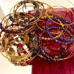 Alex and Ani bangles. About 3 sets. Selling entire set.